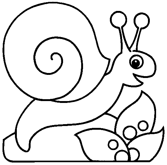 Ślimaki kolorowanki